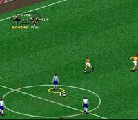 une photo d'Ã©cran de Fifa Soccer 96 sur Nintendo Super Nes